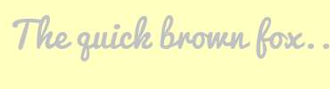 Image with Font Color BFC1C2 and Background Color FFFFBF